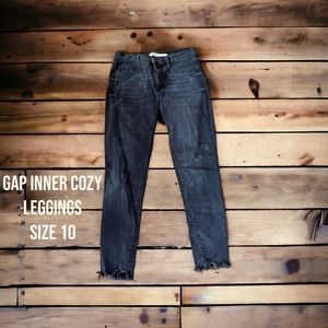 Black womens cropped jean